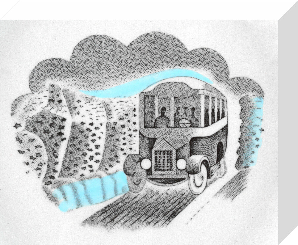 Bus from 'Travel' series - Art print