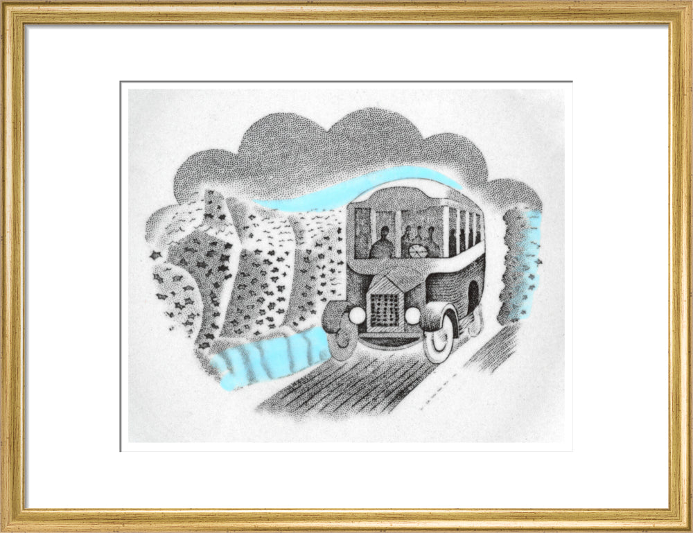 Bus from 'Travel' series - Art print