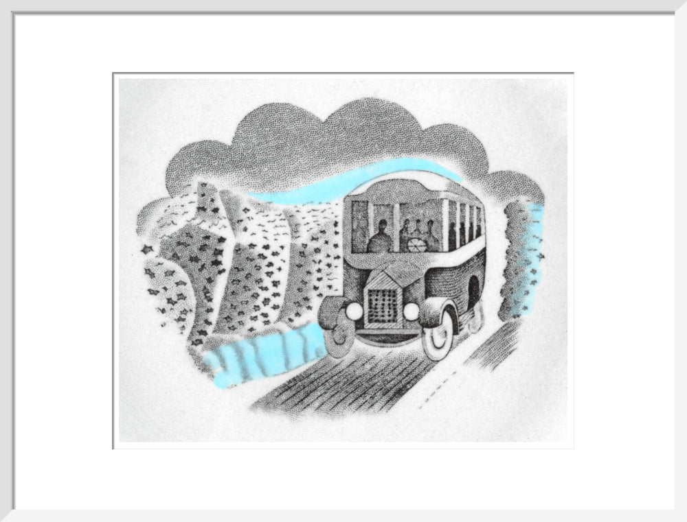 Bus from 'Travel' series - Art print