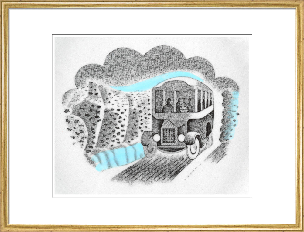 Bus from 'Travel' series - Art print