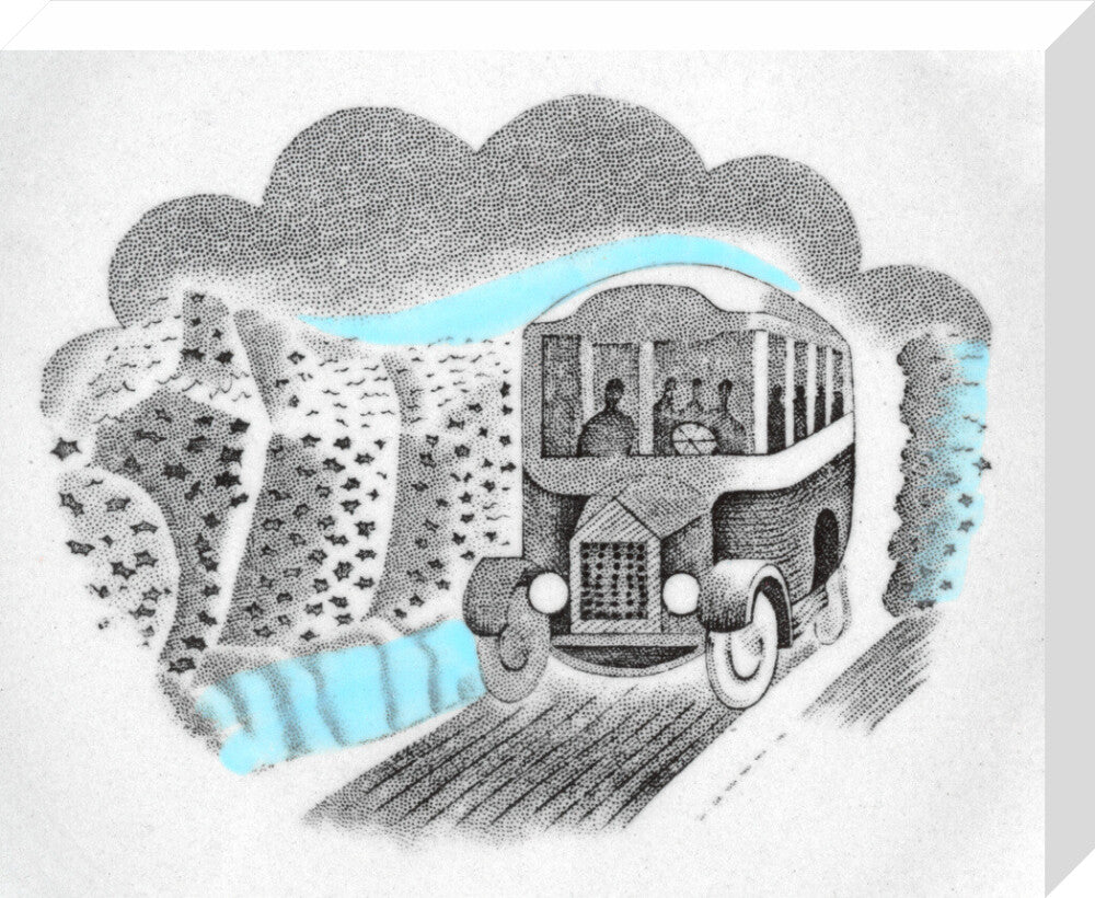 Bus from 'Travel' series - Art print