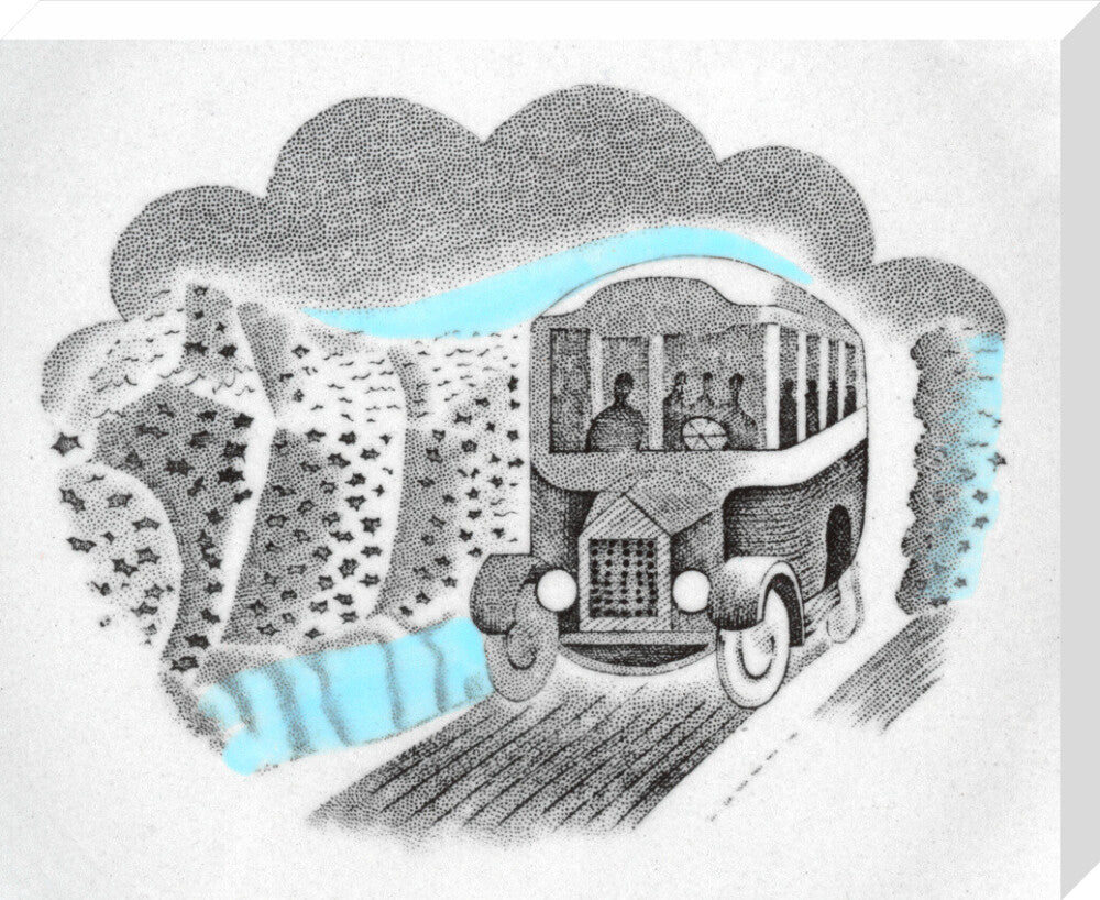 Bus from 'Travel' series - Art print