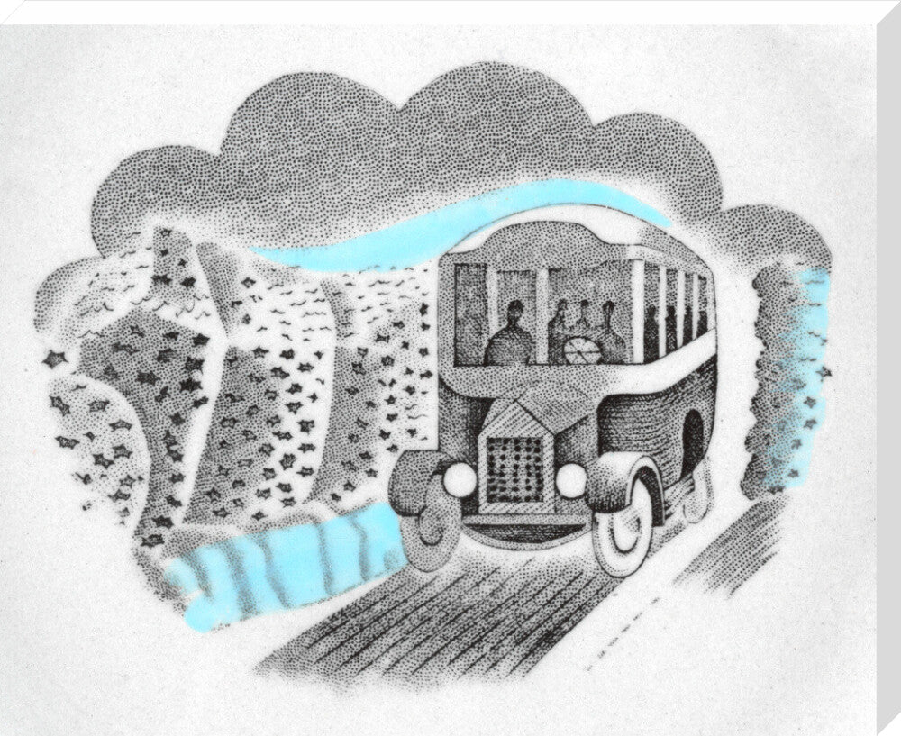 Bus from 'Travel' series - Art print
