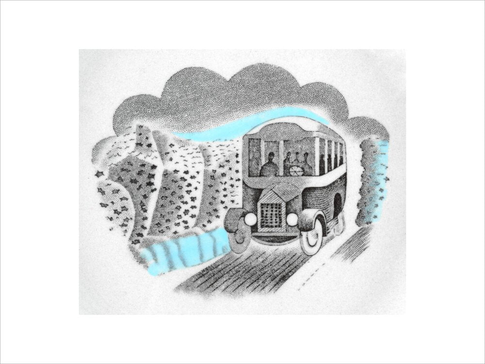 Bus from 'Travel' series - Art print
