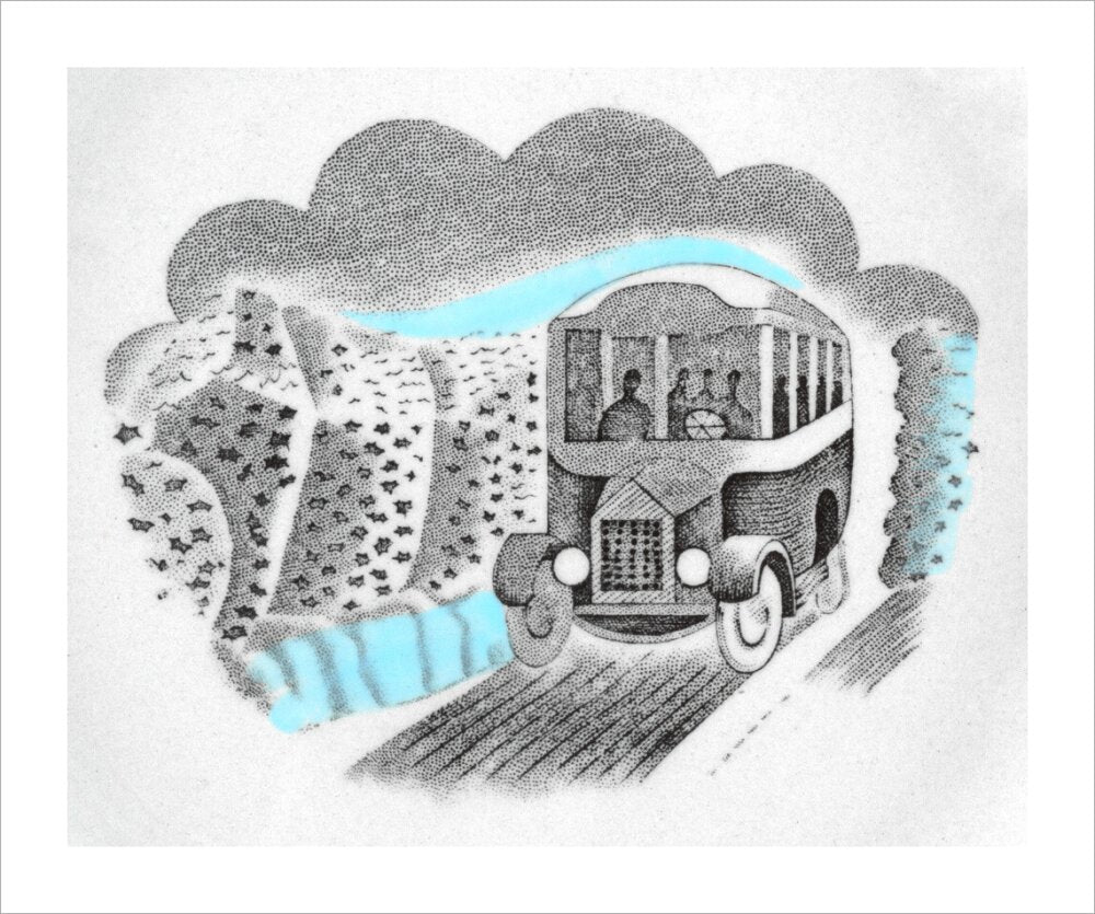 Bus from 'Travel' series - Art print