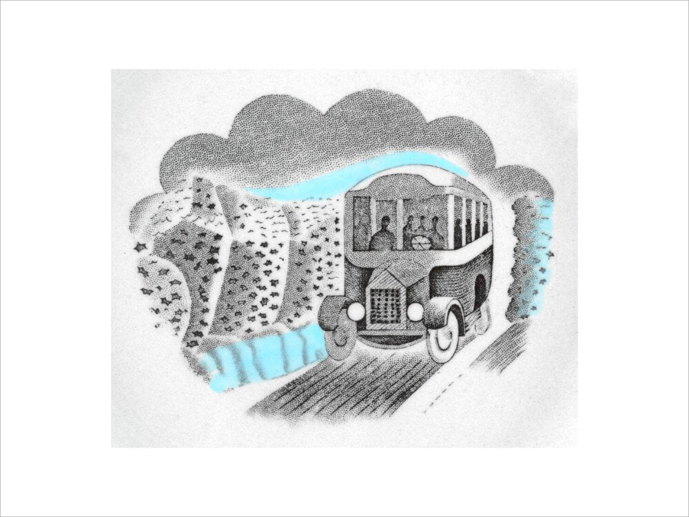 Bus from 'Travel' series - Art print