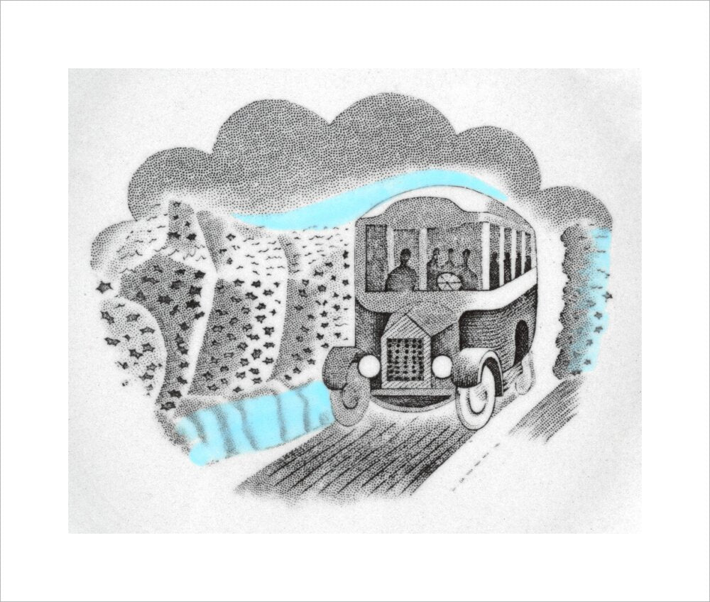 Bus from 'Travel' series - Art print