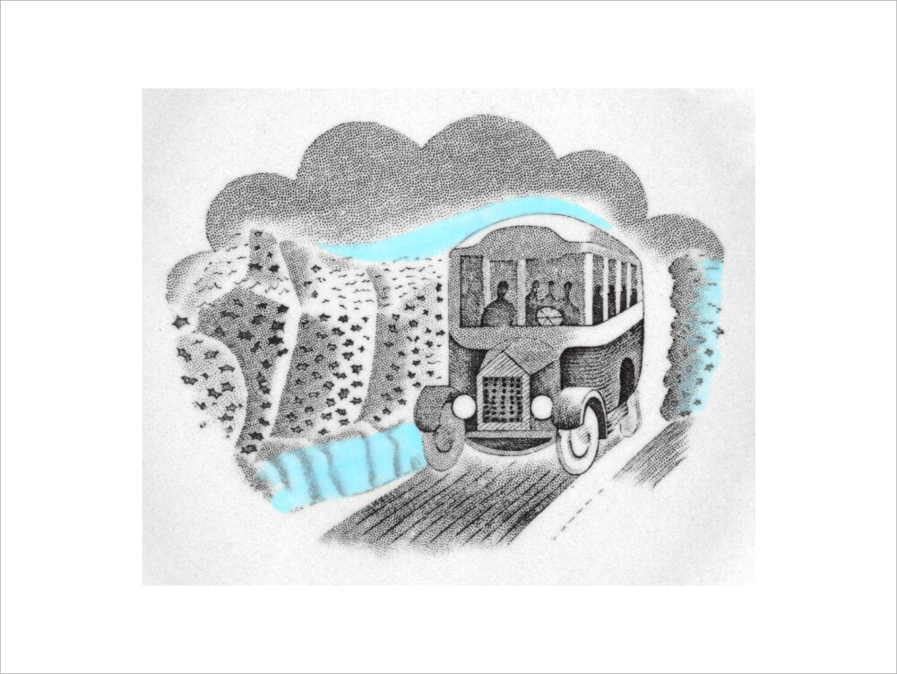 Bus from 'Travel' series - Art print