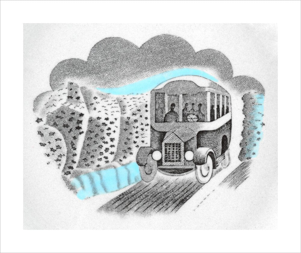 Bus from 'Travel' series - Art print