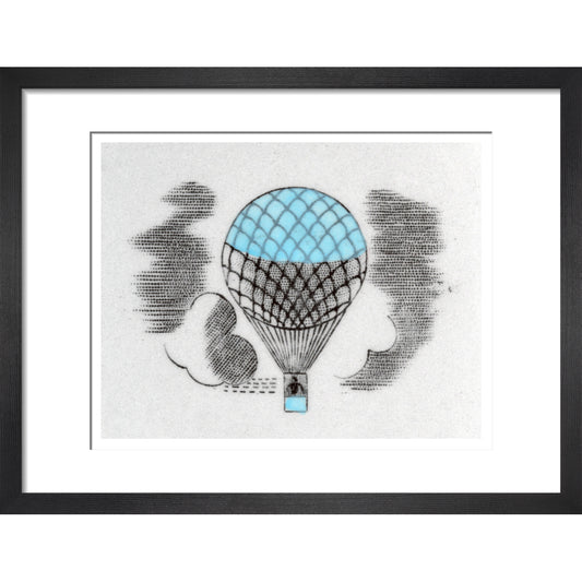 Hot air balloon from 'Travel' series - Art print