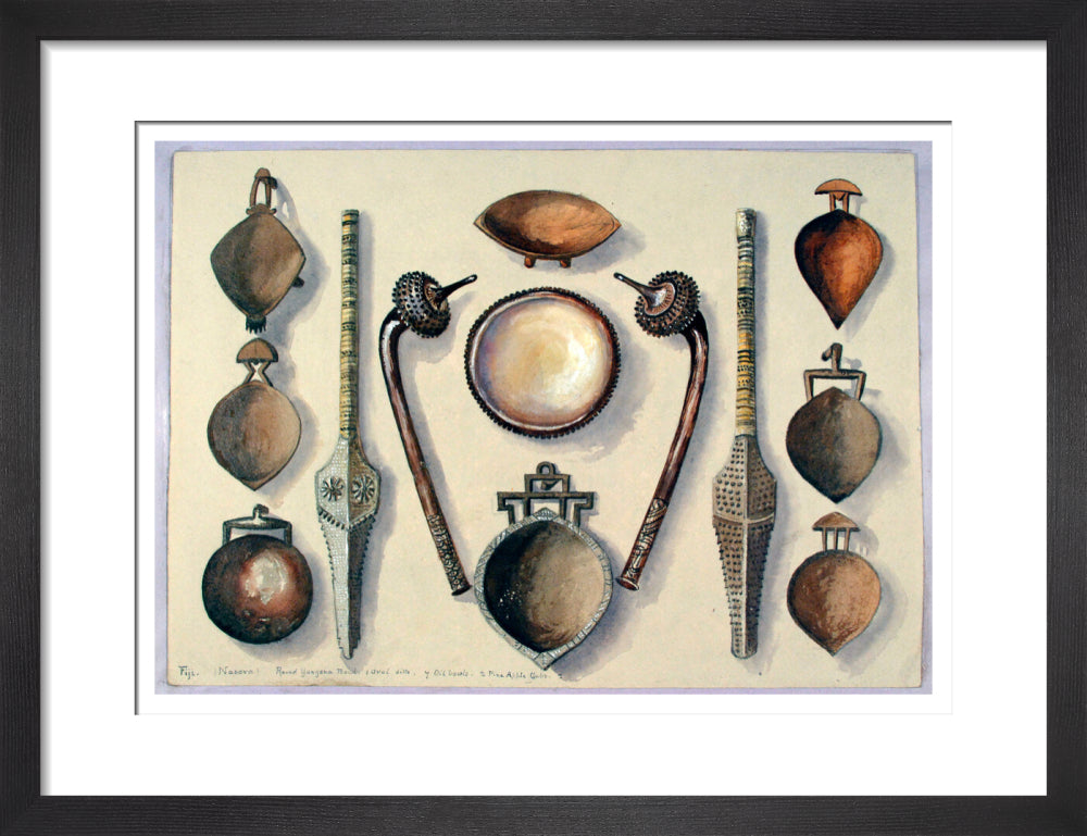 Bowls with four clubs - Art print