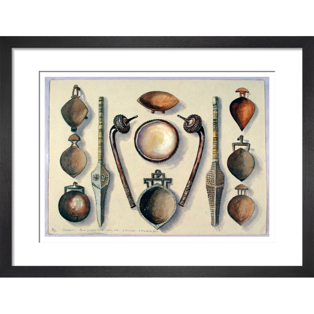 Bowls with four clubs - Art print