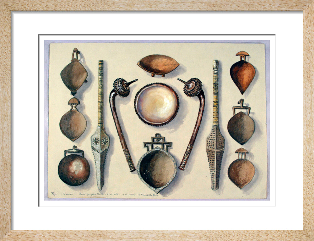 Bowls with four clubs - Art print