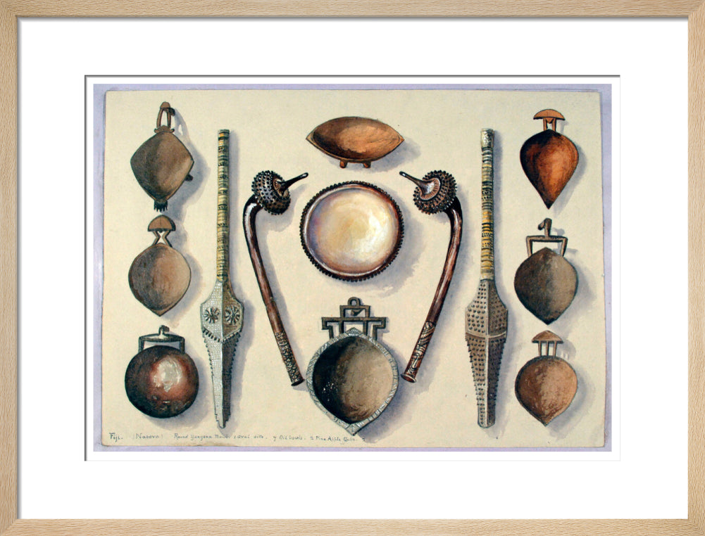 Bowls with four clubs - Art print