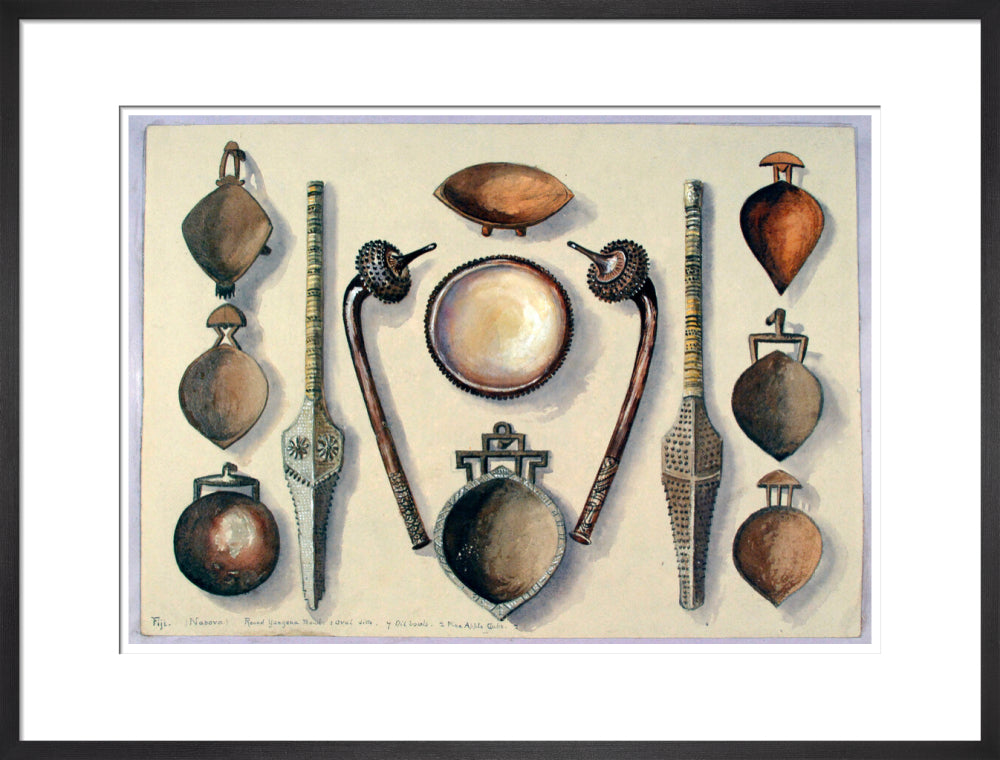 Bowls with four clubs - Art print