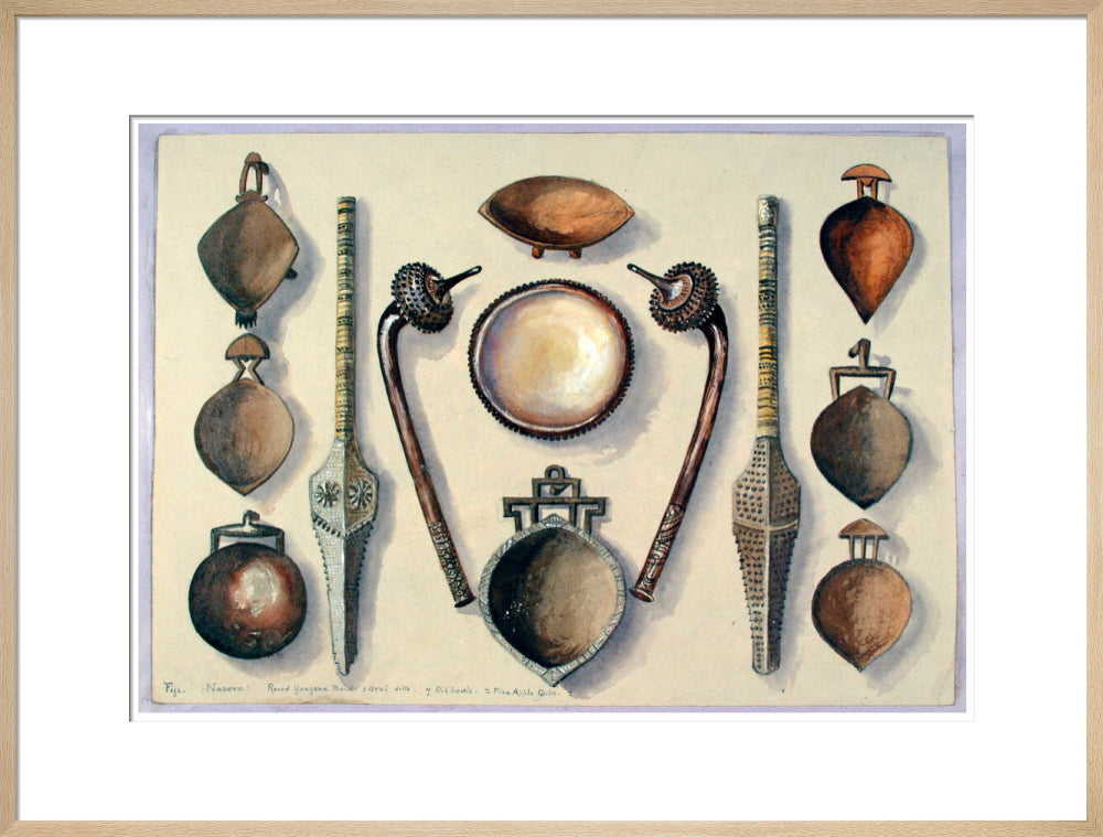 Bowls with four clubs - Art print