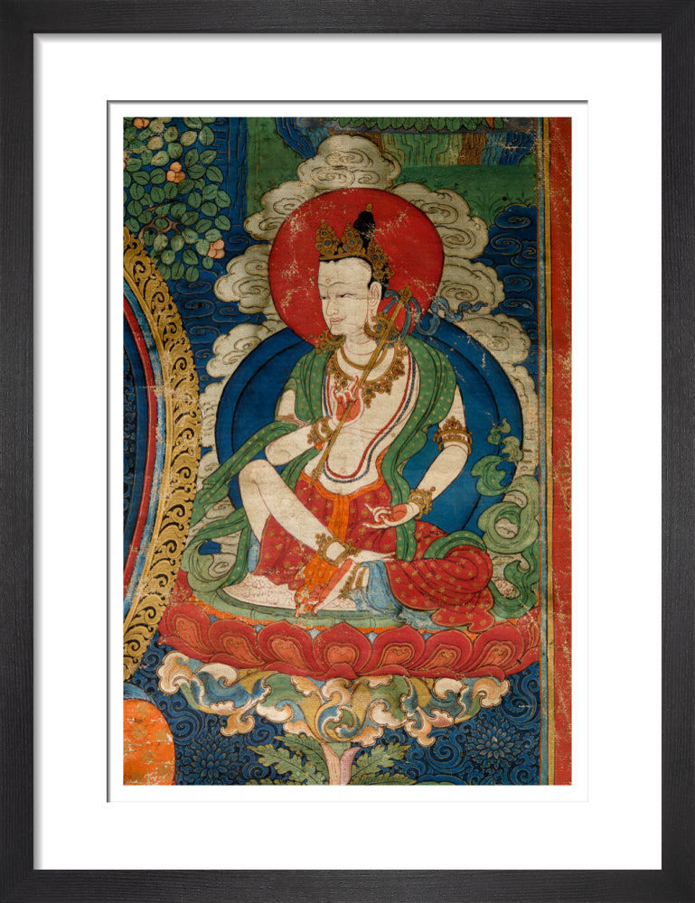 Thangka of Buddha preaching the dharma - Art print