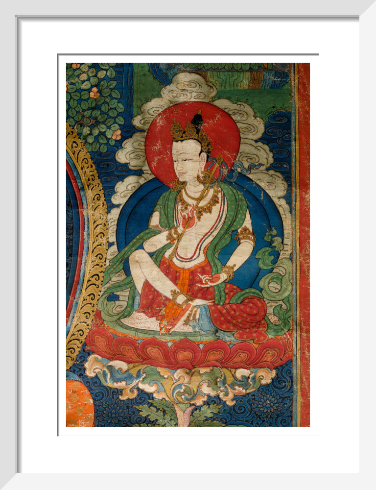 Thangka of Buddha preaching the dharma - Art print