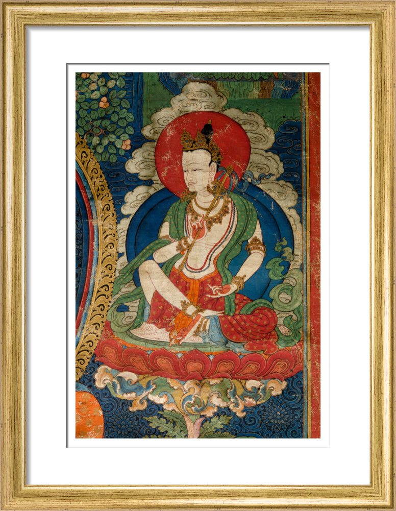 Thangka of Buddha preaching the dharma - Art print