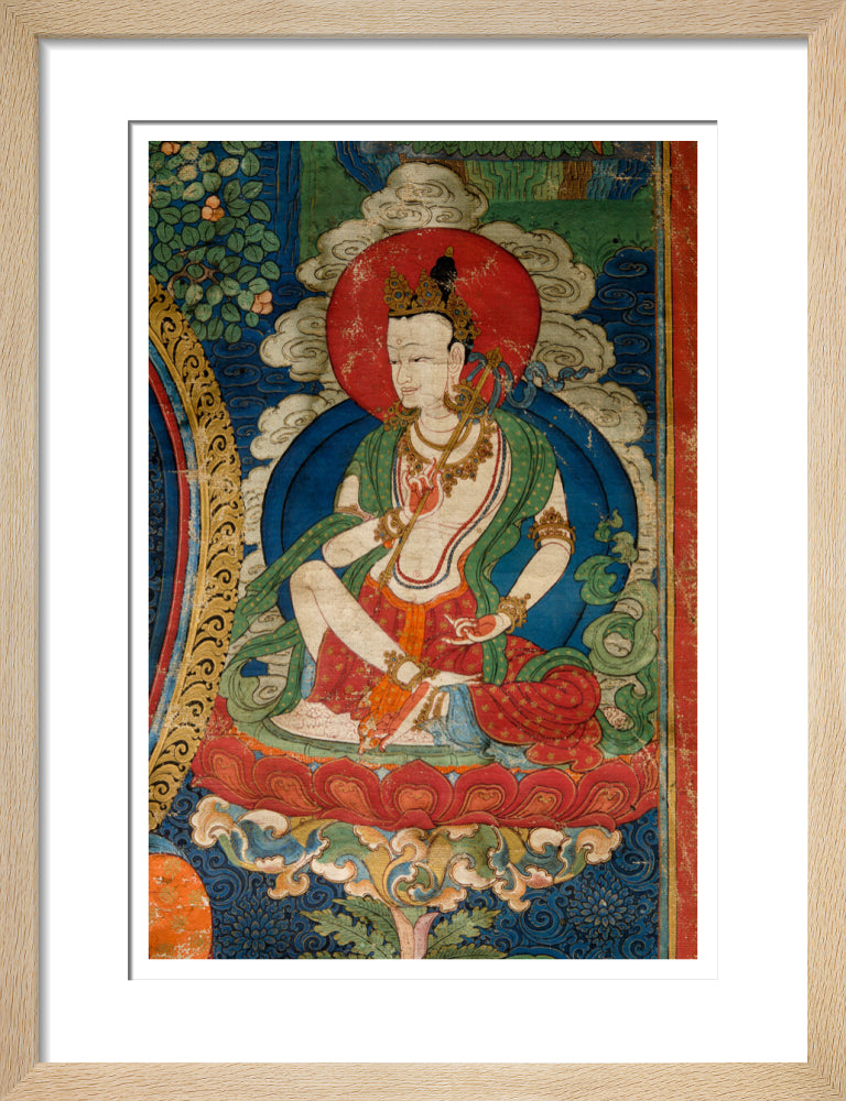 Thangka of Buddha preaching the dharma - Art print