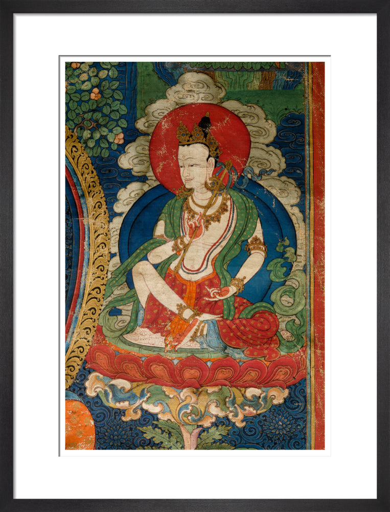 Thangka of Buddha preaching the dharma - Art print