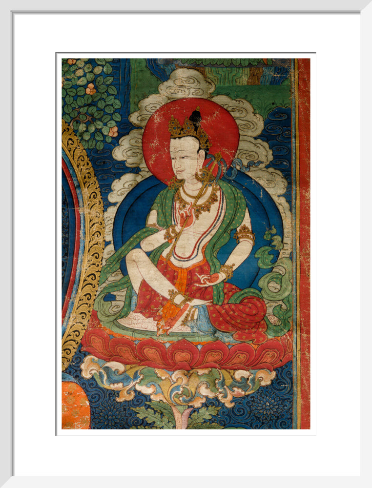 Thangka of Buddha preaching the dharma - Art print