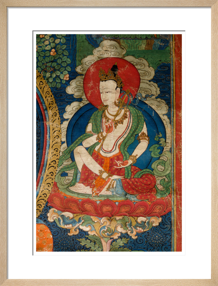 Thangka of Buddha preaching the dharma - Art print