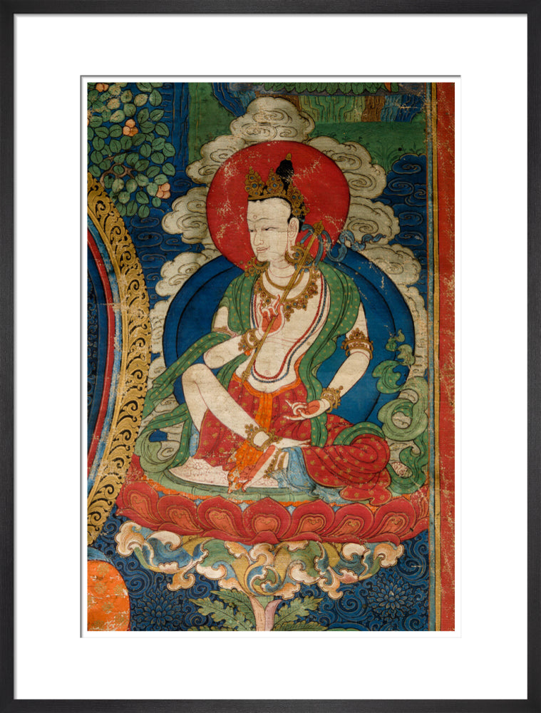 Thangka of Buddha preaching the dharma - Art print