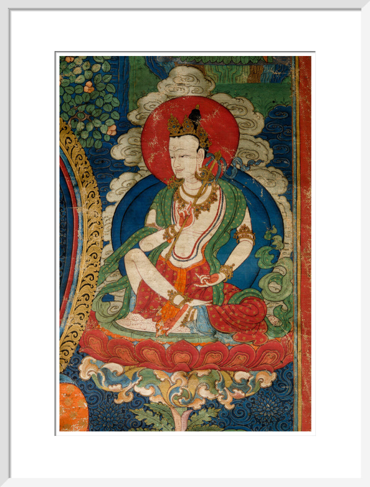 Thangka of Buddha preaching the dharma - Art print