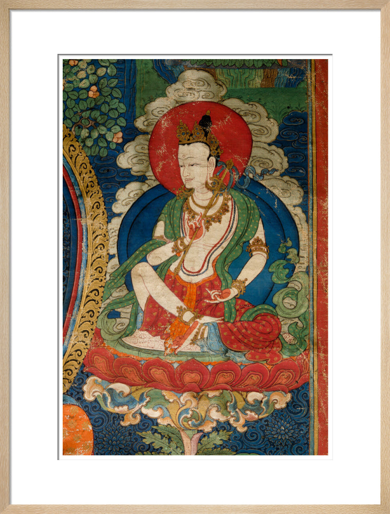 Thangka of Buddha preaching the dharma - Art print