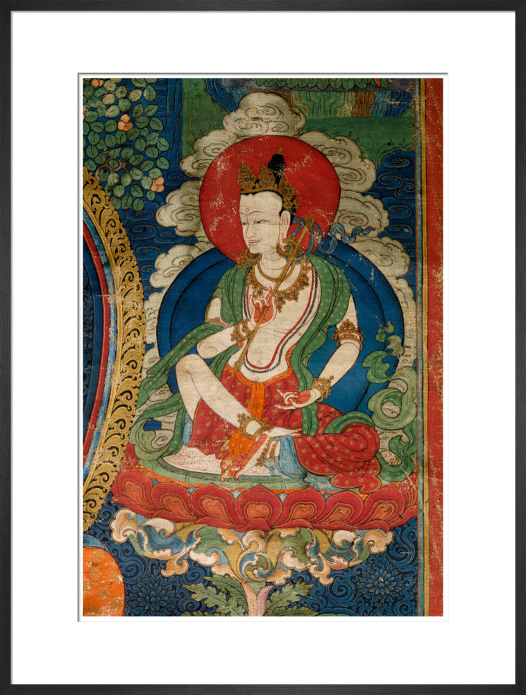 Thangka of Buddha preaching the dharma - Art print