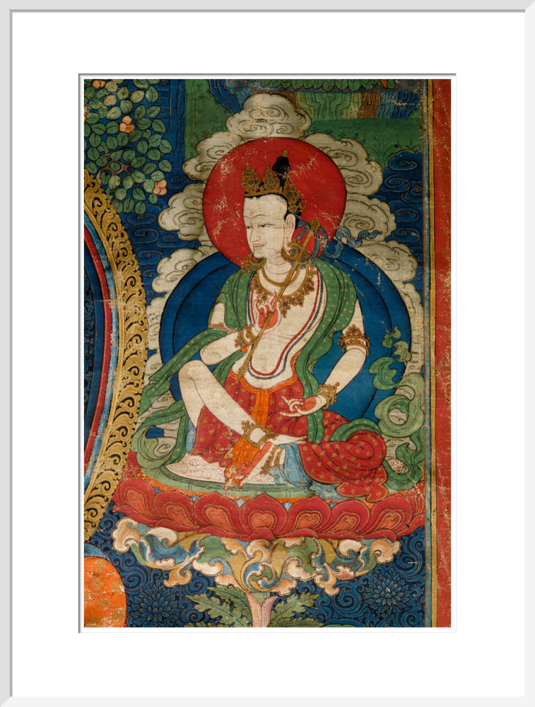 Thangka of Buddha preaching the dharma - Art print