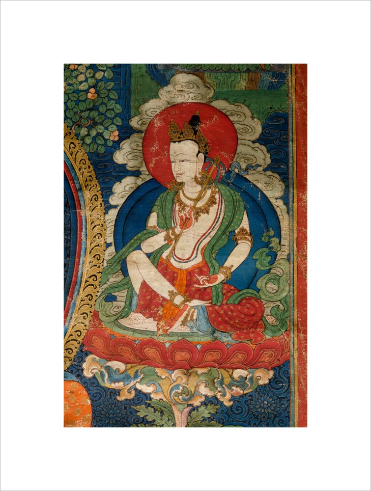 Thangka of Buddha preaching the dharma - Art print
