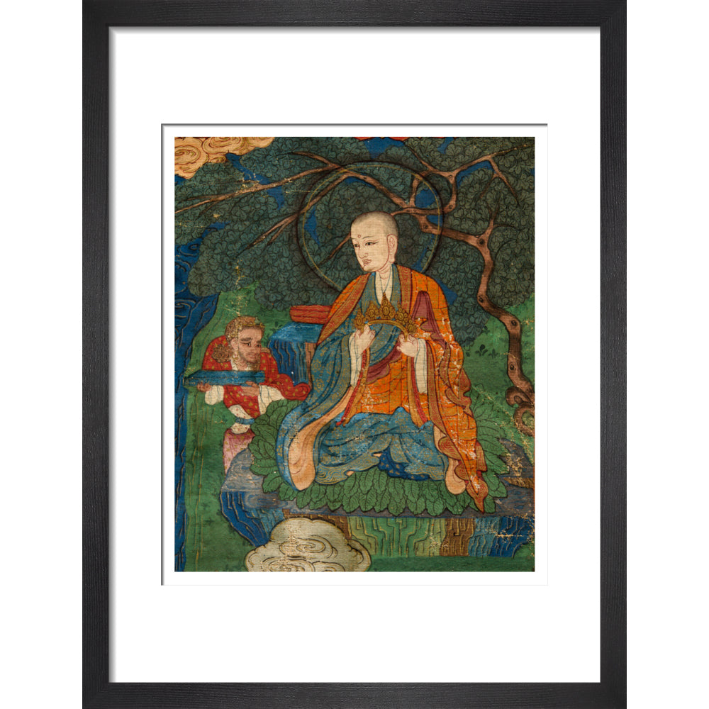 Thangka of Buddha preaching the dharma - Art print