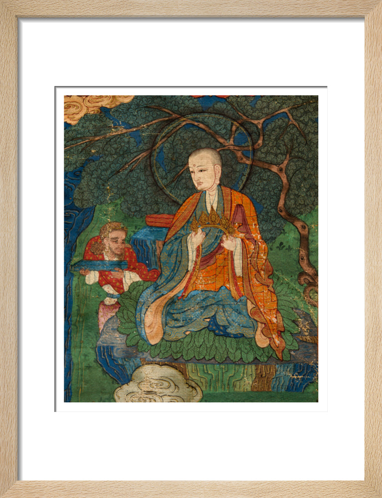 Thangka of Buddha preaching the dharma - Art print