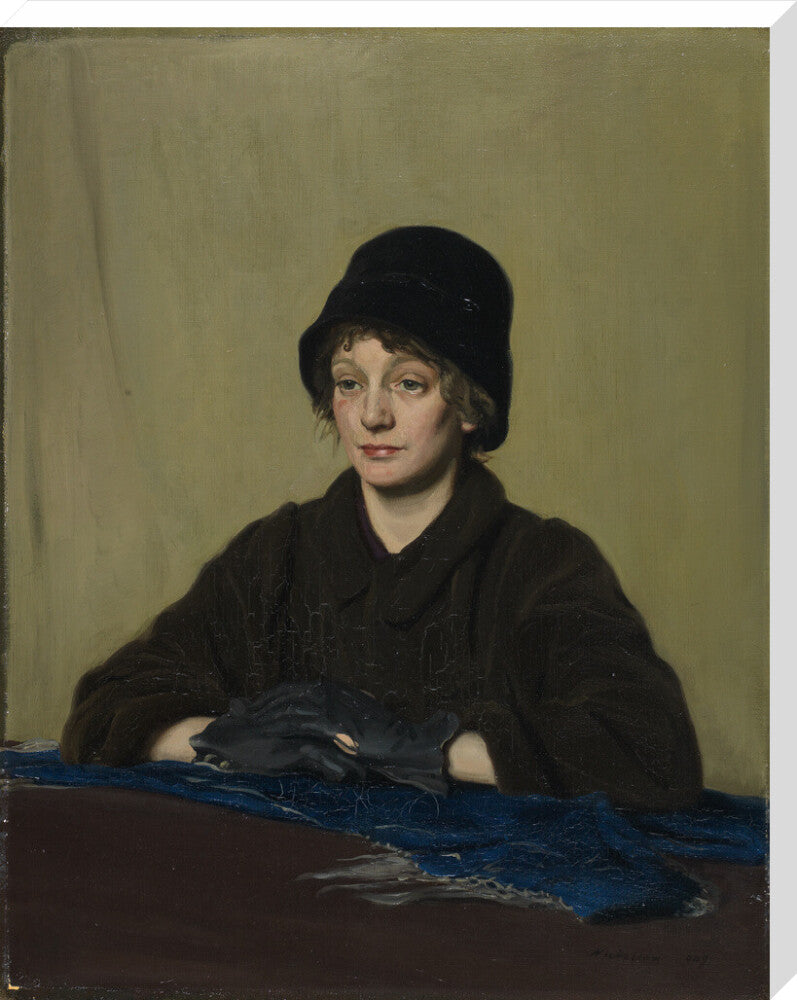 The Girl with a Tattered Glove - Art print