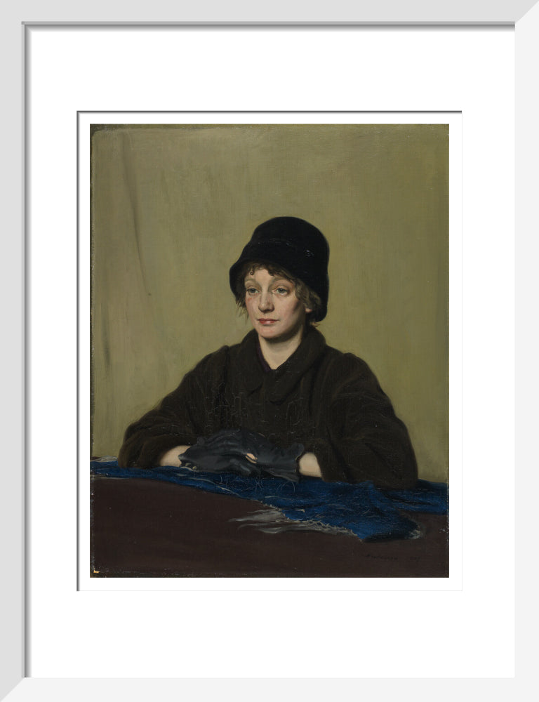 The Girl with a Tattered Glove - Art print