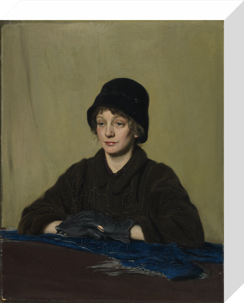The Girl with a Tattered Glove - Art print