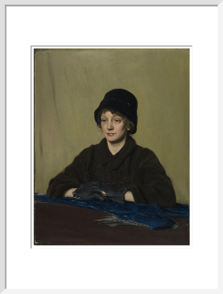 The Girl with a Tattered Glove - Art print