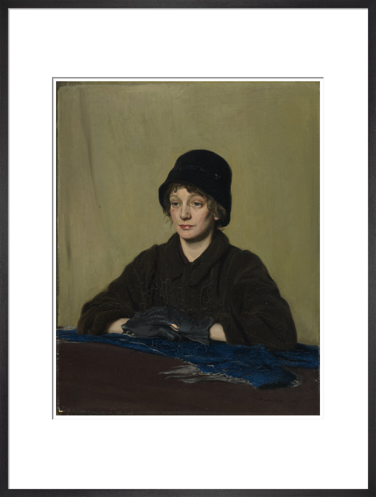 The Girl with a Tattered Glove - Art print