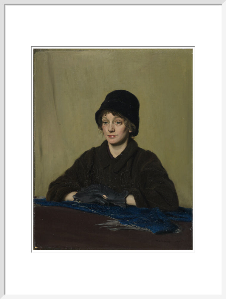 The Girl with a Tattered Glove - Art print