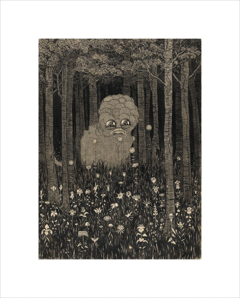 Bogus Beast, the Wily Grasser - Art print