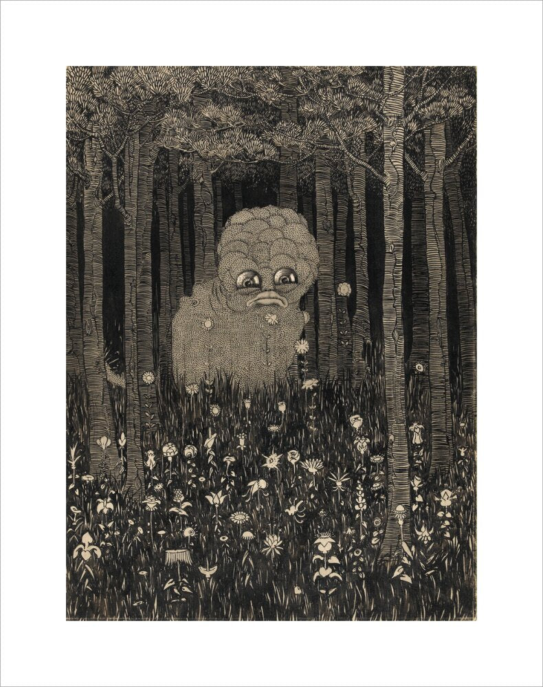 Bogus Beast, the Wily Grasser - Art print