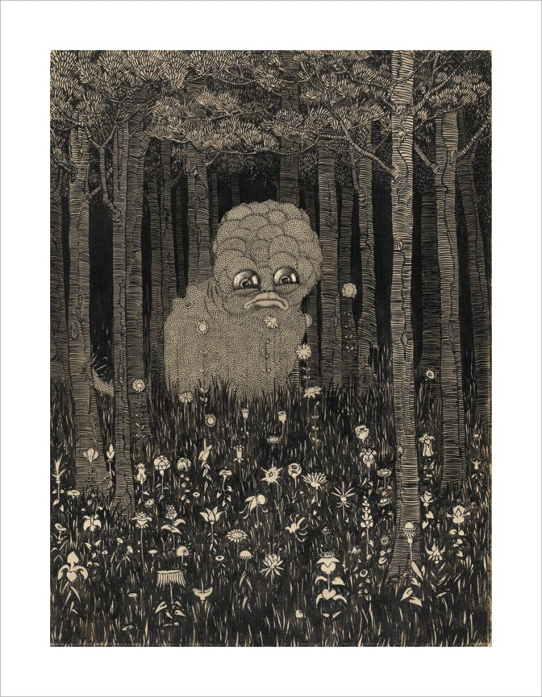 Bogus Beast, the Wily Grasser - Art print