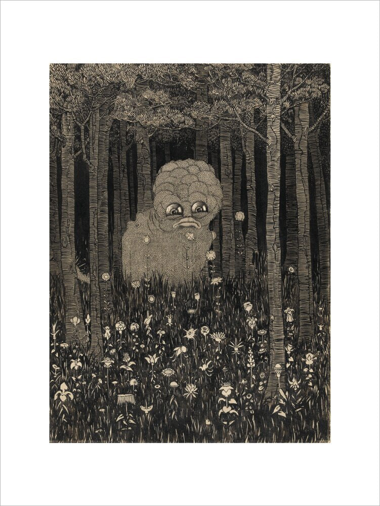 Bogus Beast, the Wily Grasser - Art print