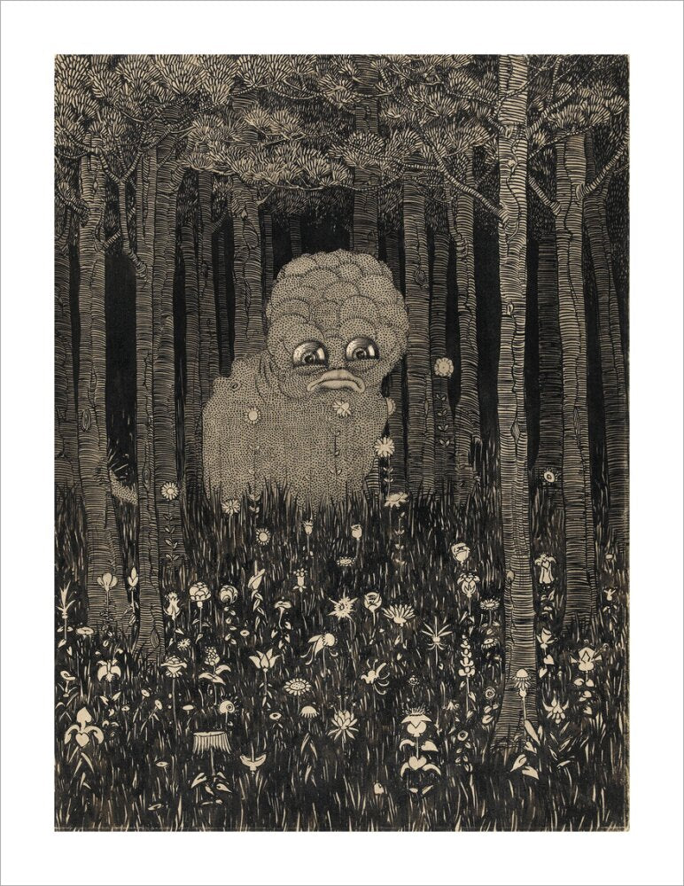 Bogus Beast, the Wily Grasser - Art print