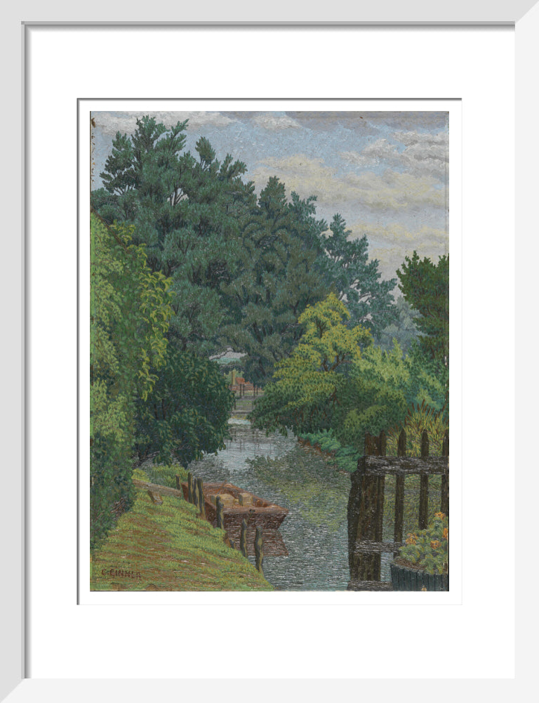 The Punt in the Mill Stream - Art print