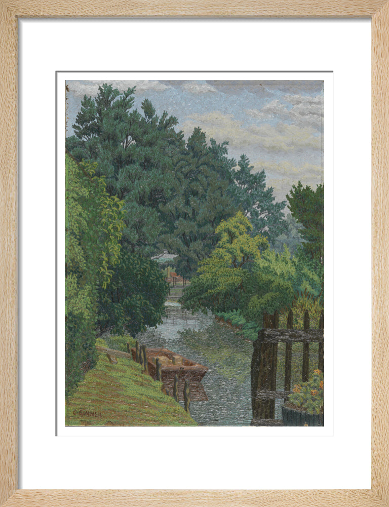 The Punt in the Mill Stream - Art print