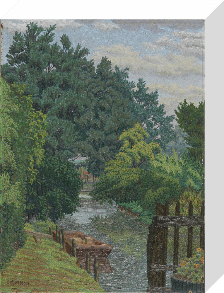 The Punt in the Mill Stream - Art print