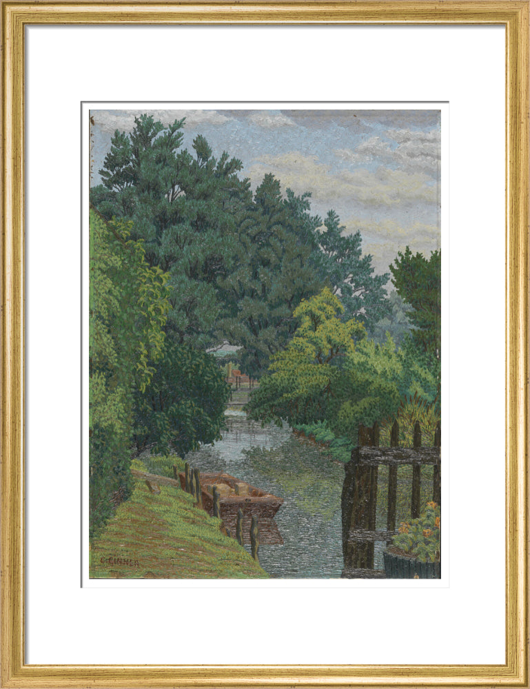 The Punt in the Mill Stream - Art print